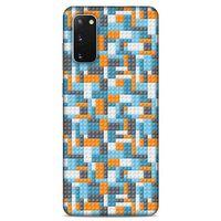 Lopard Samsung Galaxy S20 Uyumlu Kılıf BloX (43) Thin Fit Kılıf Turuncu Beyaz