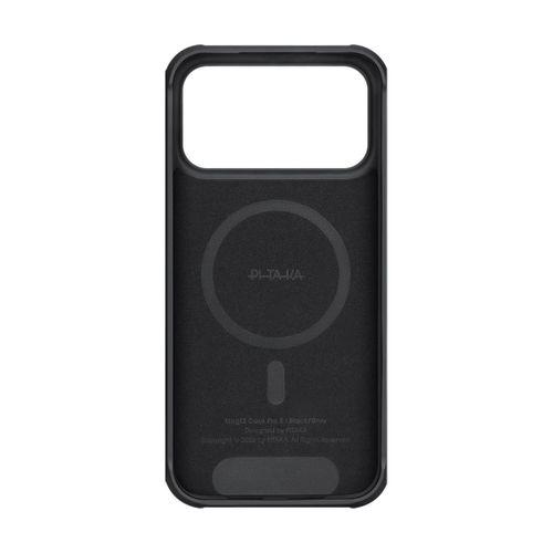 Apple iPhone 17 Pro Max Kılıf M-safe Şarj Özellikli Pitaka Aramid Pro Guard Serisi Black-Gray Karbon Kapak