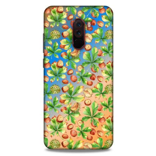 Frutix Kestane 01 Xiaomi Pocophone F1 Kılıf Desenli Silikon