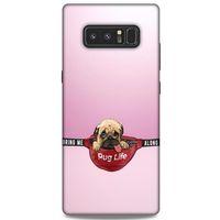 Samsung Galaxy Note 8 Kılıf Köpek Kıyafetleri (5) Koruma Kabı Yavru Pug Çanta