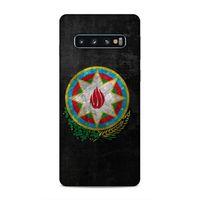 Samsung Galaxy S10 Uyumlu Kılıf Azarbaijan (39) Liquid Crystal Kılıf Amblem