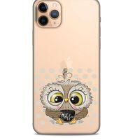 Zoologix (80) Apple Iphone 11 Pro Şeffaf Kılıf Silikon Desenli