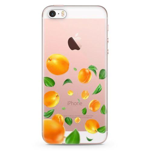 Apple iPhone SE Kılıf Kayısılar Arka Kapak Koruma Desenli Full Koruyucu