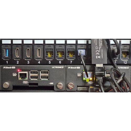 Raspberry Pi İçin UCTRONICS 1U Rack Mount Dolgu Plakası (Bu ürün Sadece Plastik parçadır - Almadan Önce Soru Sorabilirsiniz)