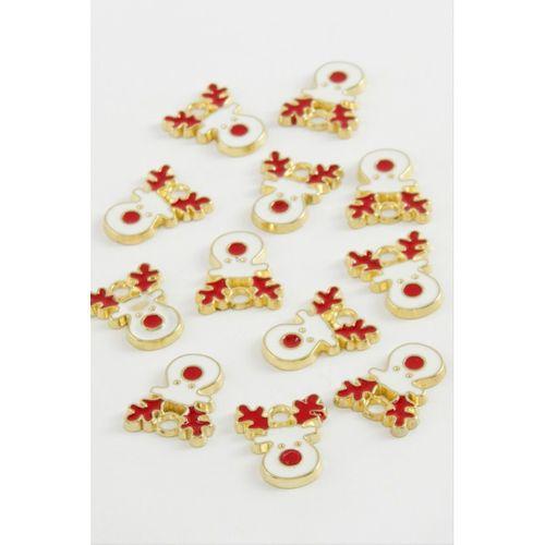 Yılbaşı Geyik Mineli Kolye Ucu 1 Adet