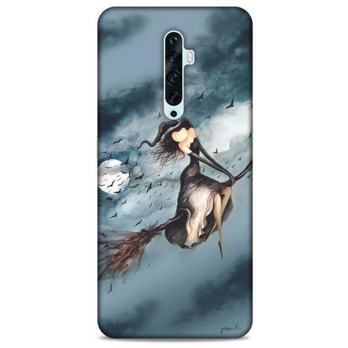 Y.Liva-2021 Özel Seri Cadılı Oppo Reno 2z Kılıf Silikon Kapak