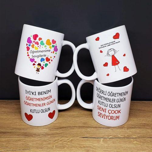 Öğretmenler Gününe Özel Baskılı Kupa Bardak