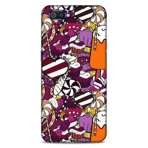 Lopard Oppo Realme C2 Uyumlu Kılıf Soyut Sanat (32) Desenli Soft Silikon Kılıf