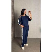 Kadın Uzun Kollu Kolu Tül Yanları şerit Detay Modal Ikili Takım