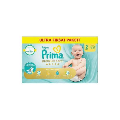 Prima Premium Care Bebek Bezi Fırsat Paketi 2 Beden 112 Adet