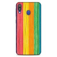 Lopard Samsung Galaxy M20 Uyumlu Kılıf Wood'X (28) Arka Kapak Desenli