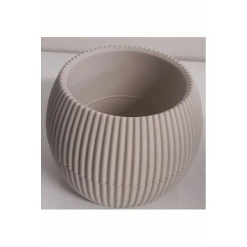 Mercan Saksı 2 Numara 0,35 Litre Su Hazneli Dekoratif Kaktüs Sukulent Saksı 11,8x9,2 cm