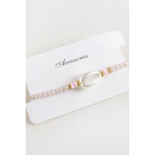 İnci Fimo Boncuk Kristal Makrome İp Bileklik