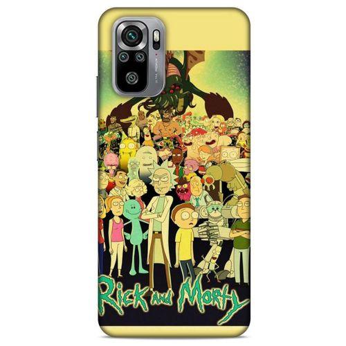Xiaomi Redmi Note 10S Uyumlu Kılıf Rick And Morty (38) Neo Hybrid Kılıf Rick Sanchez