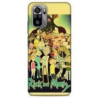Xiaomi Redmi Note 10S Uyumlu Kılıf Rick And Morty (38) Neo Hybrid Kılıf Rick Sanchez