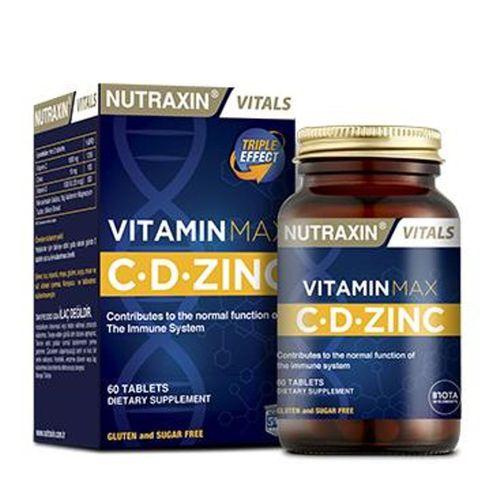 Nutraxin Nutraxin Vitamin Max C-D-Çinko 60 Tablet