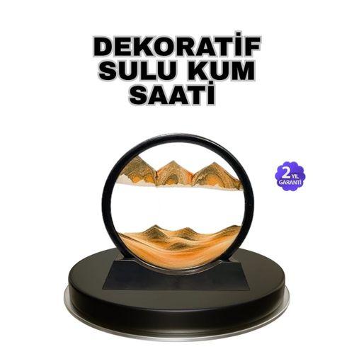 Şeffaf Dekoratif Kum Saati – Dayanıklı Gövde, Minimalist Stil, Masa Ve Vitrin Aksesuarı