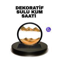 Şeffaf Dekoratif Kum Saati – Dayanıklı Gövde, Minimalist Stil, Masa Ve Vitrin Aksesuarı