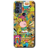 TCL 30 SE Kılıf HD Desen Baskılı Arka Kapak - Süper Çizgi Kahramanlar 2