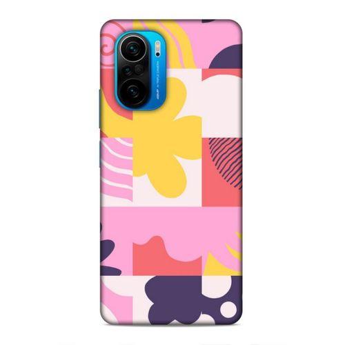 Xiaomi Poco F3 Uyumlu Kılıf Insomnia (22) Tam Koruma Kılıfı Pembe Sarı
