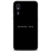 Samsung Galaxy A2 Core Kılıf HD Baskılı Kılıf - Shut Up + Tam Ekran Koruyucu