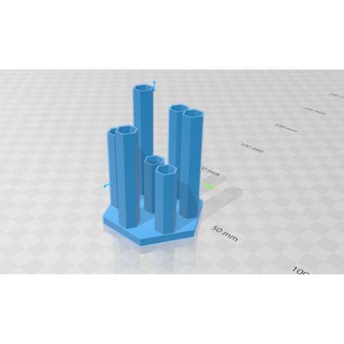 Hexagon Kalem Tutucu (Bu ürün Sadece Plastik parçadır - Almadan Önce Soru Sorabilirsiniz)