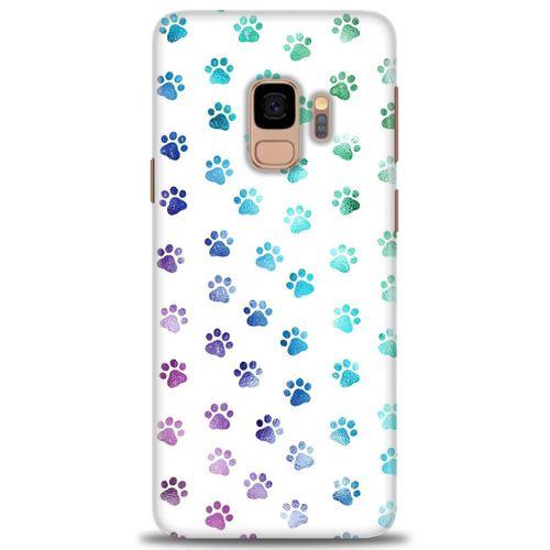 Samsung Galaxy S9 Kılıf HD Baskılı Kılıf - Minik Patiler + Tam Ekran Koruyucu