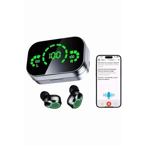 Kablosuz Bluetooth Kulaklık Çift Telefon Destekli Powerbankli Dijital Göstergeli