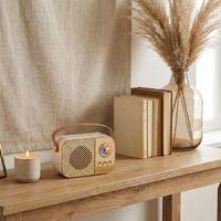 Led Aydınlatmalı Hoparlör Bej