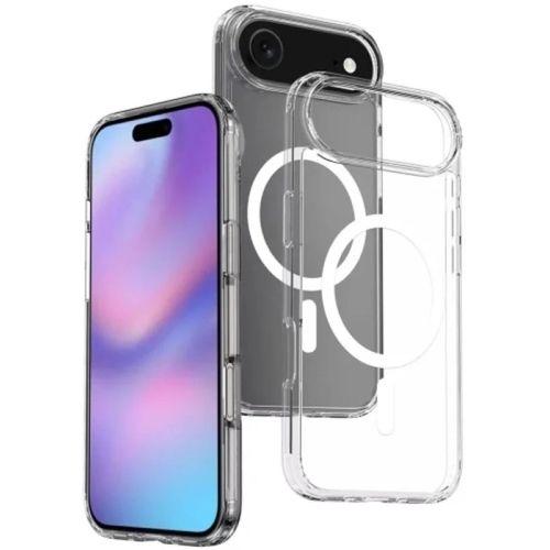 İphone 17 Air Magsafe Sert Şeffaf Telefon Kılıfı