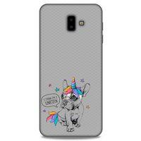 Animax Unicorn Dog Samsung Galaxy J6 Plus Kılıf Desenli Silikon