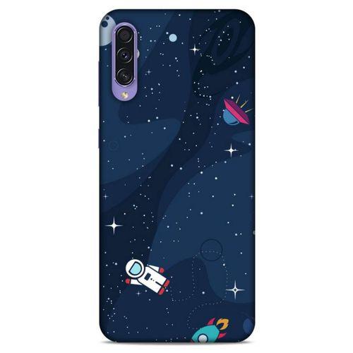 Samsung Galaxy A50s Uyumlu Kılıf Mavi Delisi (23) Ultra Koruma Kılıfı Nasa