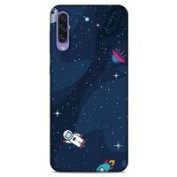 Samsung Galaxy A50s Uyumlu Kılıf Mavi Delisi (23) Ultra Koruma Kılıfı Nasa