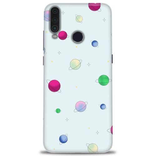 General Mobile GM 10 Kılıf HD Baskılı Kılıf - Gezegenler Çizim + Tam Ekran Koruyucu