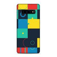 Samsung Galaxy S10 Plus Uyumlu Kılıf Insomnia (13) Silikon Kap Yeşil Sarı