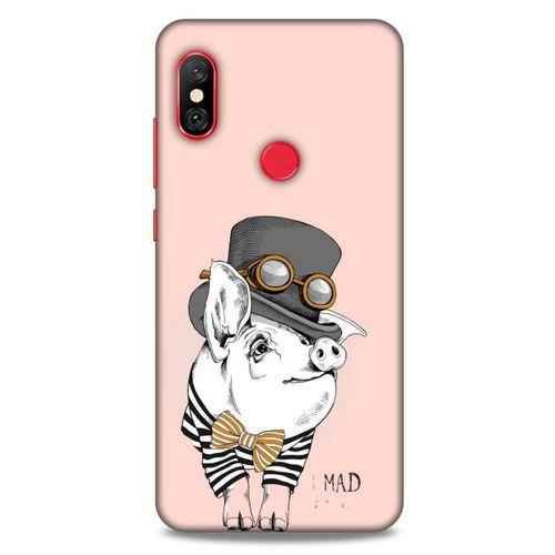 Animax Papyonlu Domuz Xiaomi Mi A2 Lite Kılıf Desenli Silikon