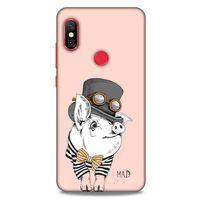 Animax Papyonlu Domuz Xiaomi Mi A2 Lite Kılıf Desenli Silikon