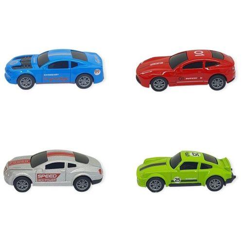 Çek Bırak Metal Küçük Arabalar 4'lü 8 cm - Yarış Arabaları