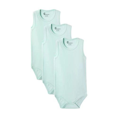 Yeşil Askılı Body Zıbın 2-7 YAŞ Çocuklar İçin (3 ADET) Alttan Çıtçıtlı Özel Gereksinimli