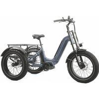 Corelli E-Load 20 inç Üç Tekerli Elektrikli Kargo Bisikleti Siyah