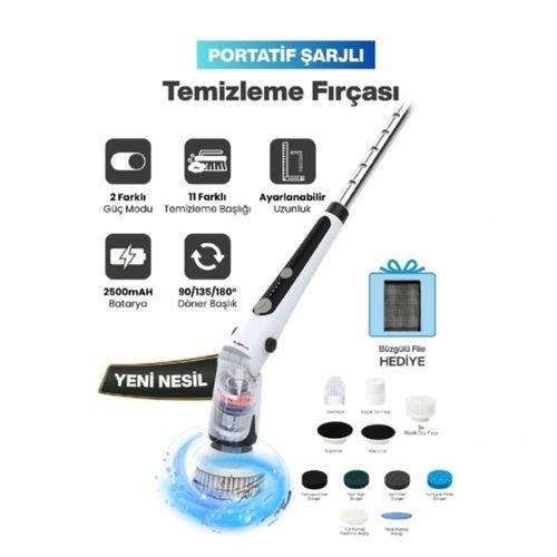Portatif Şarjlı Temizleme Fırçası