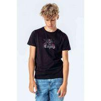 Rose Skull Gül Baskılı Unisex Çocuk Siyah T-shirt