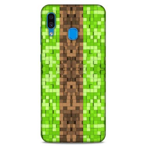 Lopard Samsung Galaxy A30 Uyumlu Kılıf PiXel (7) Telefon Kılıfı Yuvarlak