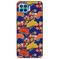 Oppo Reno 4 Lite Kılıf Japonya (50) Shockproof Kılıf Renkli Çiçekler