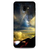 Lopard Samsung Galaxy J6 Plus Uyumlu Kılıf Gece'S (17) Tasarım Kılıf Sarı