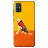 Samsung Galaxy A51 Kılıf Köpek Kıyafetleri (46) Core Armor Kılıf Golden Retriever Mont