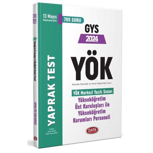 Yükseköğretim Üst Kuruluşları ile Yükseköğretim Kurumları Personeli YÖK Yaprak Test Data Yayınları
