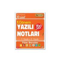 10. Sınıf Yazılı Notları 1. Dönem 1 ve 2. Yazılı