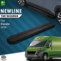S-Dizayn Fiat Ducato 3 Kısa Şase NewLine Siyah Yan Basamak 203 Cm 2006-2014 A+ Kalite