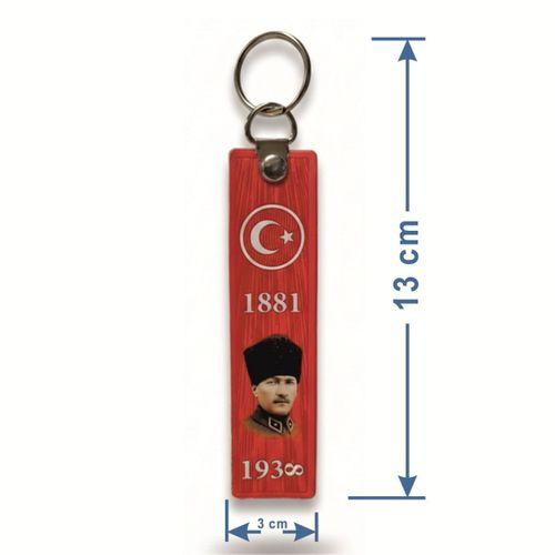 TPU Çift Taraflı Anahtarlık -BAYRAK - Kahrolayım Senden Başka seversem